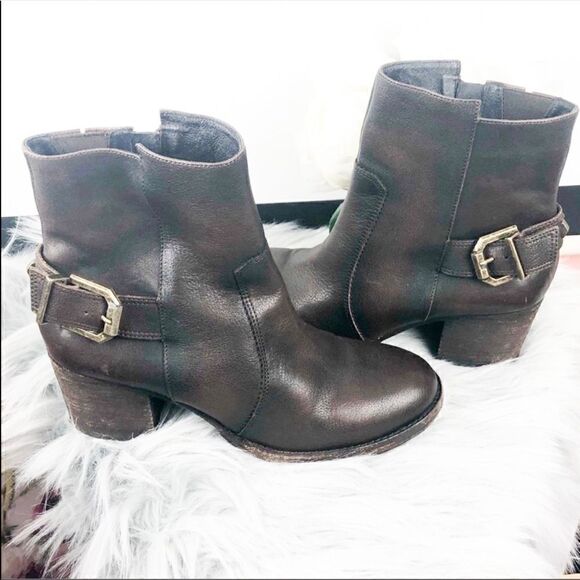 Kenneth Cole Brown Ankle Boots - Picture 1 of 6